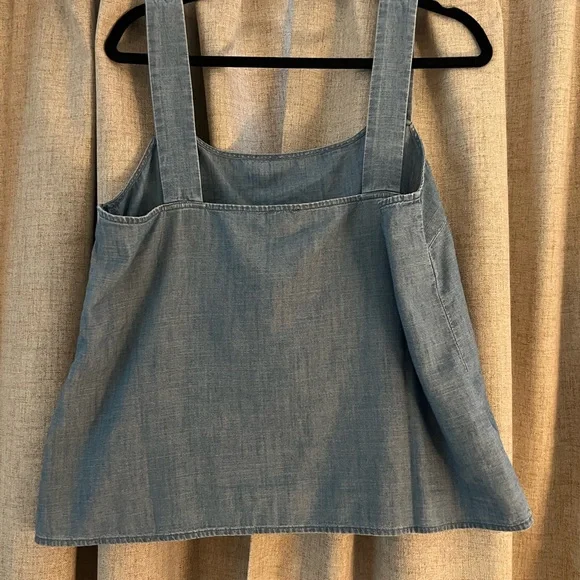 J. Crew Blue Denim Tank Top - Picture 4 of 4